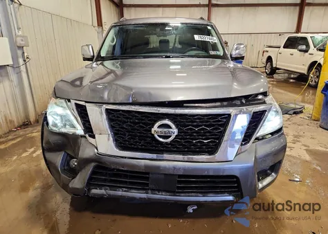2019 Nissan Armada Platinum из США, поврежденный, VIN JN8AY2ND2K9090274